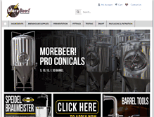 Tablet Screenshot of morebeerpro.com
